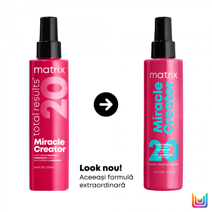 Spray de par Matrix Total Results Miracle Creator 20 fara clatire multifuntional cu 20 de beneficii 190 ml [2]