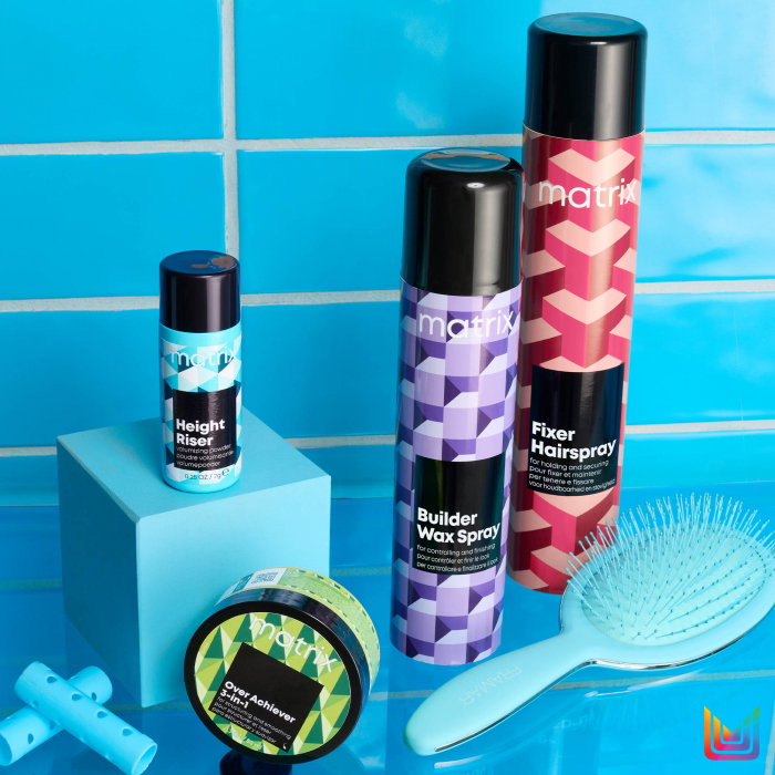 Fixativ profesional cu fixare flexibila si finisare uscata Matrix Fixer Hairspray 400ml [4]