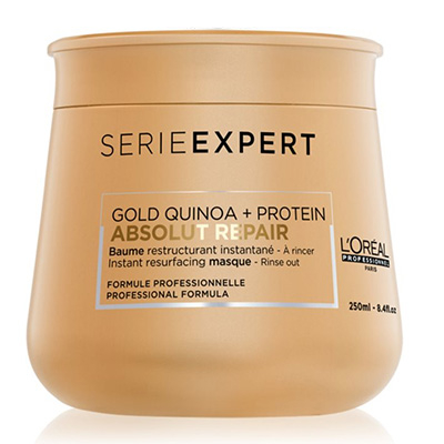 Mască pentru păr deteriorat L'Oreal Professionnel Serie Expert Absolut Repair Gold Quinoa [1]