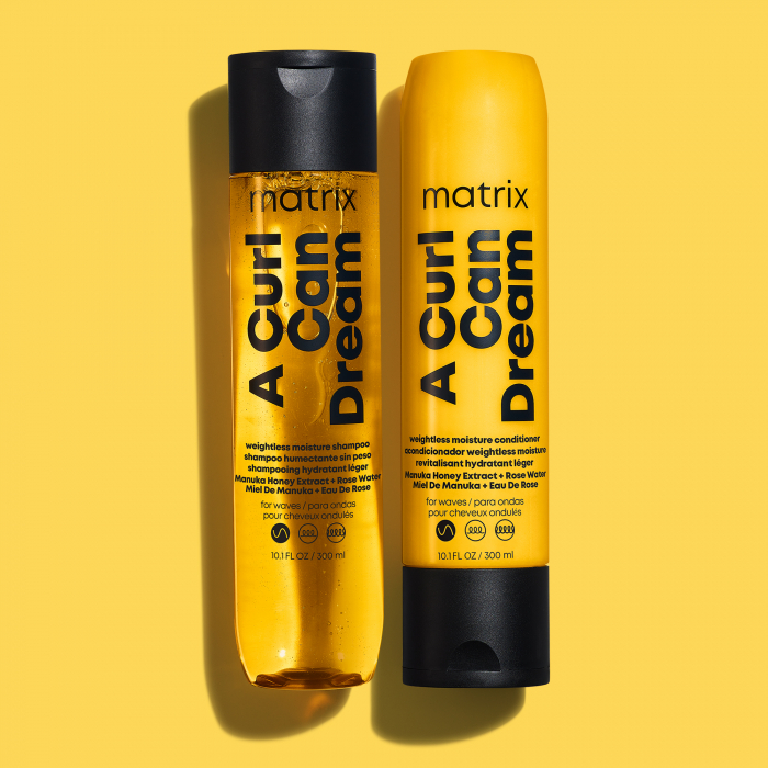 Sampon hidratant Matrix A Curl Can Dream cu textura lejera pentru parul ondulat, cu extract de miere de manuka si apa de trandafiri, 300ml [5]