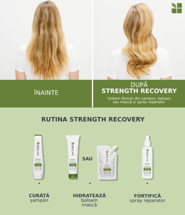 Sampon profesional Biolage Strength Recovery imbogatit cu squalane pentru parul deteriorat 250ml [5]
