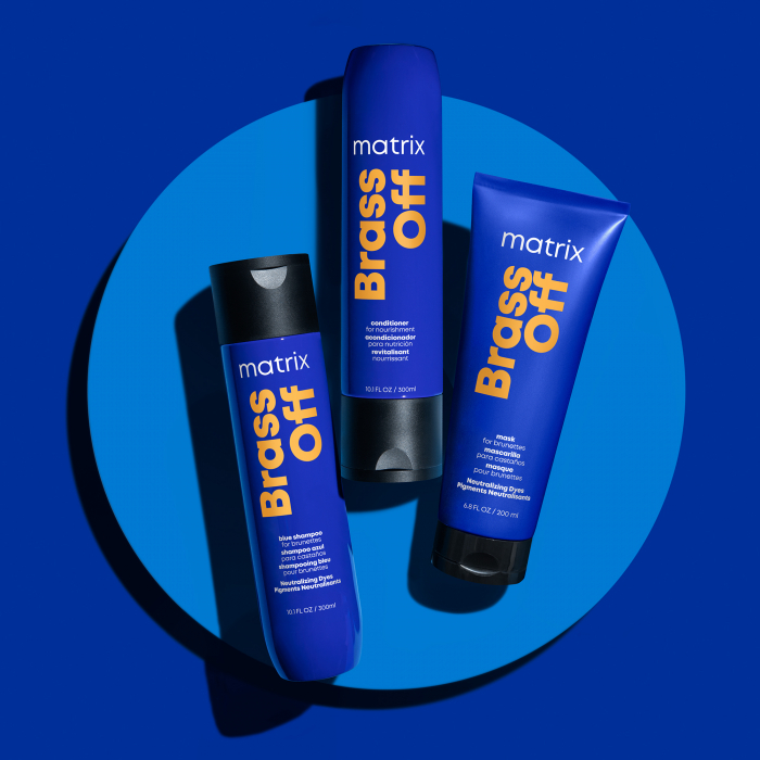 Sampon profesional Matrix Total Results Brass Off, pentru neutralizarea tonurilor aramii si oranj, 300 ml [7]