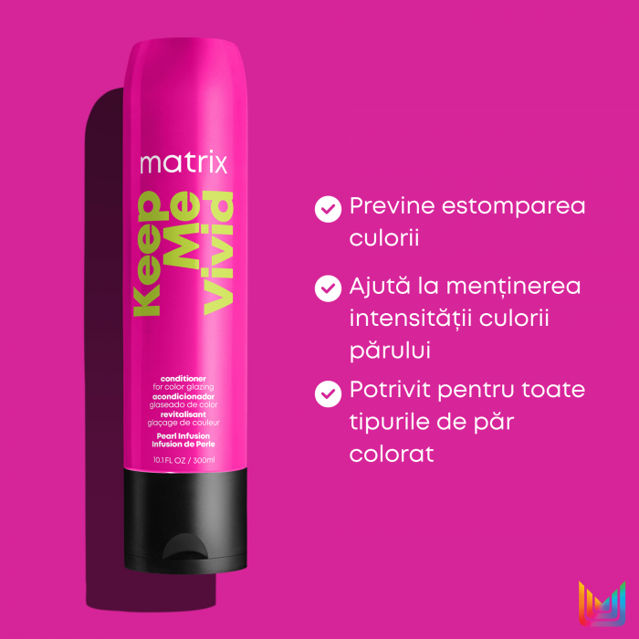 Sampon profesional Matrix Total Results KEEP ME VIVID, pentru intretinerea culorilor vibrante, 300ml [2]