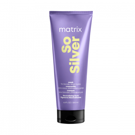 Balsam - Masca Matrix Total Results So Silver pentru neutralizarea tonurilor de galben din parul blond, 200ml