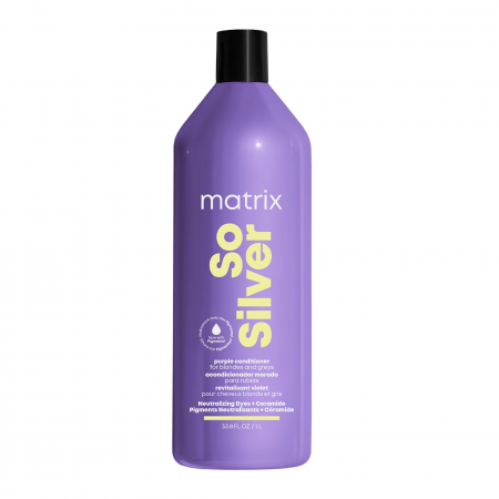 Balsam - Balsam de par Matrix Total Results So Silver pentru neutralizarea tonurilor de galben cu pigment 1000ml