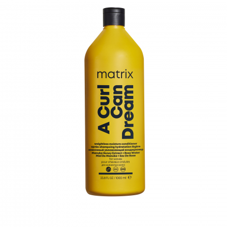 Balsam - Balsam hidratant Matrix A Curl Can Dream cu textura lejera pentru parul ondulat, cu extract de miere de manuka si apa de trandafiri 1000ml