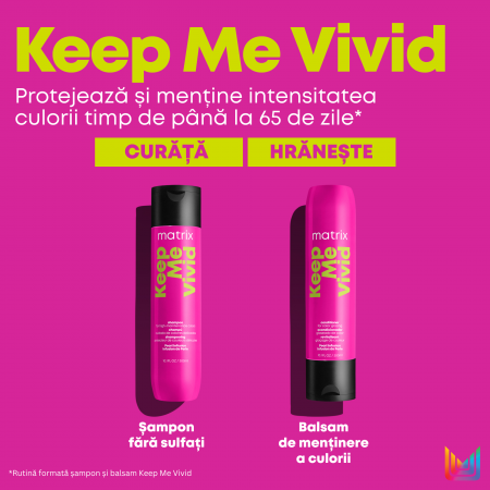 Balsam profesional Matrix Total Results KEEP ME VIVID, pentru intretinerea culorilor vibrante, 300ml [6]
