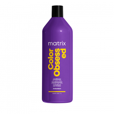 Cosmetice pentru păr - Balsam profesional pentru par vopsit Matrix Color Obsessed 1L