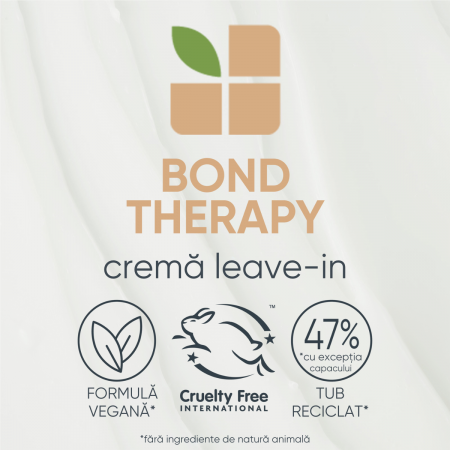 Crema Leave In Biolage Bond Therapy cu ulei de cocos si acid citric pentru parul deteriorat si supra procesat 150ml [5]