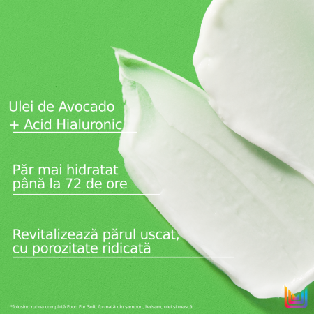 Masca profesionala Matrix Food for Soft cu ulei de avocado si acid hialuronic, pentru par foarte uscat, 500ml [2]