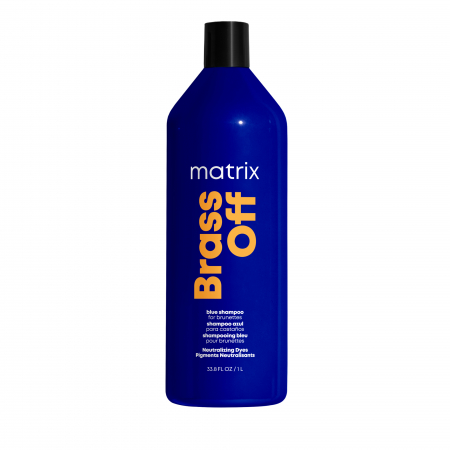 Cosmetice pentru păr - Sampon pentru neutralizarea tonurilor aramii si oranj Matrix Total Results Brass Off 1L