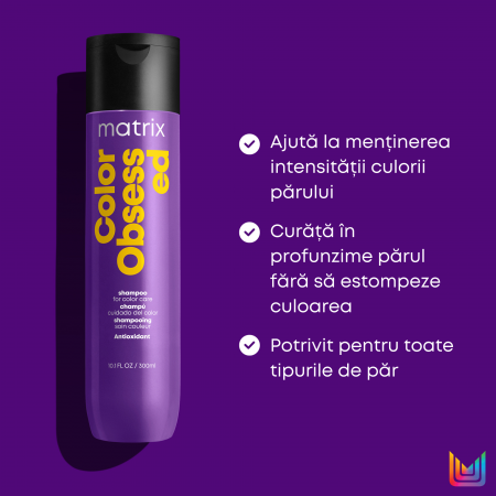 Sampon pentru par vopsit Color Obsessed 300ml Matrix [2]