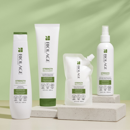 Sampon profesional Biolage Strength Recovery imbogatit cu squalane pentru parul deteriorat 250ml [6]