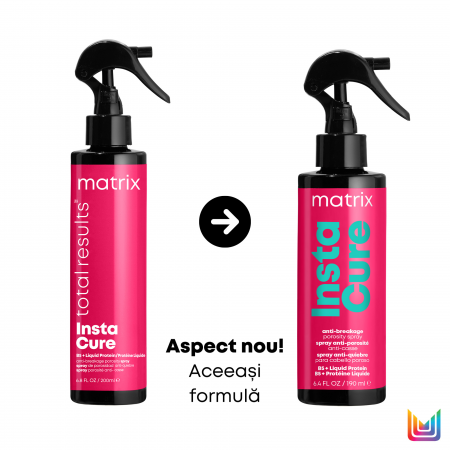 Spray anti-porozitate cu vitamina B5 Matrix Instacure, pentru par uscat si deteriorat, 190 ml [1]