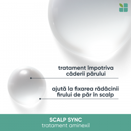 Tratament aminexil Biolage Scalp Sync Aminexil Hair Treatment cu acid glicolic si extract de ceai fermentat, previne caderea excesiva, pentru par fragil si subtire cu tendinta de rupere, 10x6ml [5]
