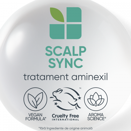 Tratament aminexil Biolage Scalp Sync Aminexil Hair Treatment cu acid glicolic si extract de ceai fermentat, previne caderea excesiva, pentru par fragil si subtire cu tendinta de rupere, 10x6ml [6]