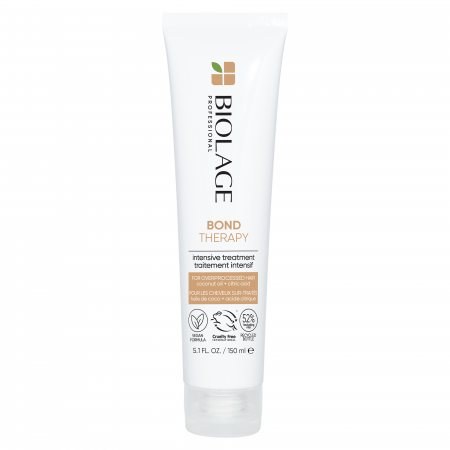 Tratament - Tratament pre-sampon Biolage Bond Therapy cu ulei de cocos si acid citric pentru parul deteriorat si supra procesat, 150ml