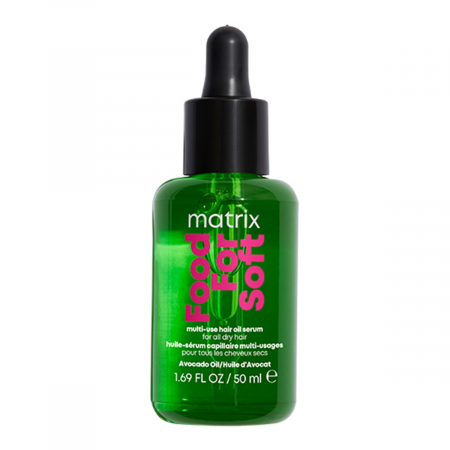 Tratament - Ulei profesional Matrix Food for Soft cu ulei de avocado si acid hialuronic, pentru par uscat, 50ml
