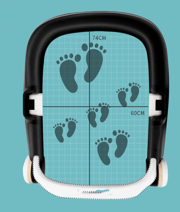 Premergator Bebe Cherry Baby walker  Negru 2 in 1 [8]