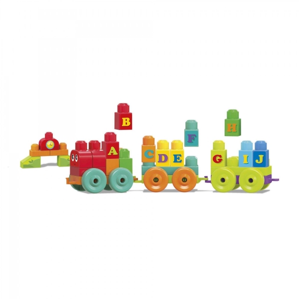 Set de contruit  100 de piese cuburi mari cu litere Mega Bloks Building [4]