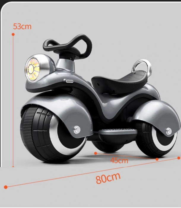 Motocicleta Electrica Copii 12V cu Telecomanda – Rosie [2]