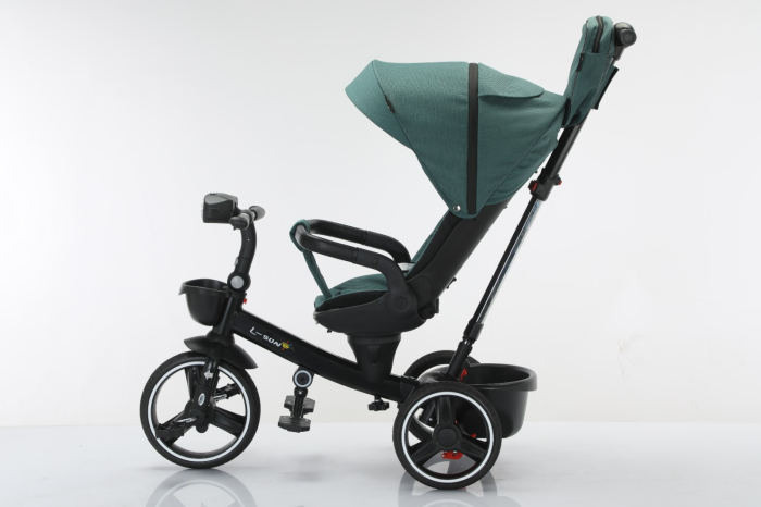 Tricicleta Reversibila Evolutiva SL06, Sunet si Lumini, Verde [5]