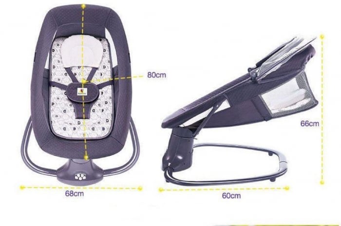 Balansoar Electric Multifuncțional 3 în 1 cu Bluetooth și Telecomandă Verde [9]