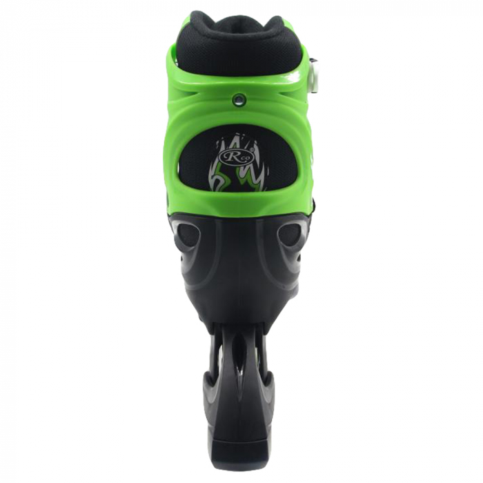 Role reglabile Negru Verde 34-37 – ABEC 5 roti silicon 70mm [5]
