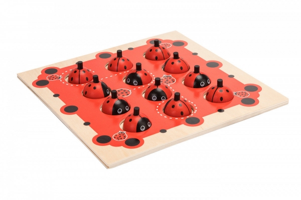 Joc de Memorie din Lemn Ladybug Joc de Memorie Buburuza [7]