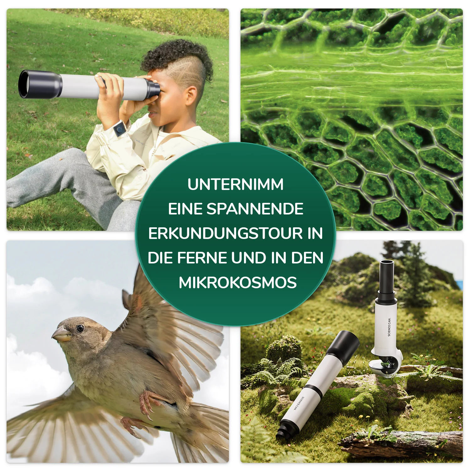 Microscop si Telescop 2 in 1 pentru Copii [5]