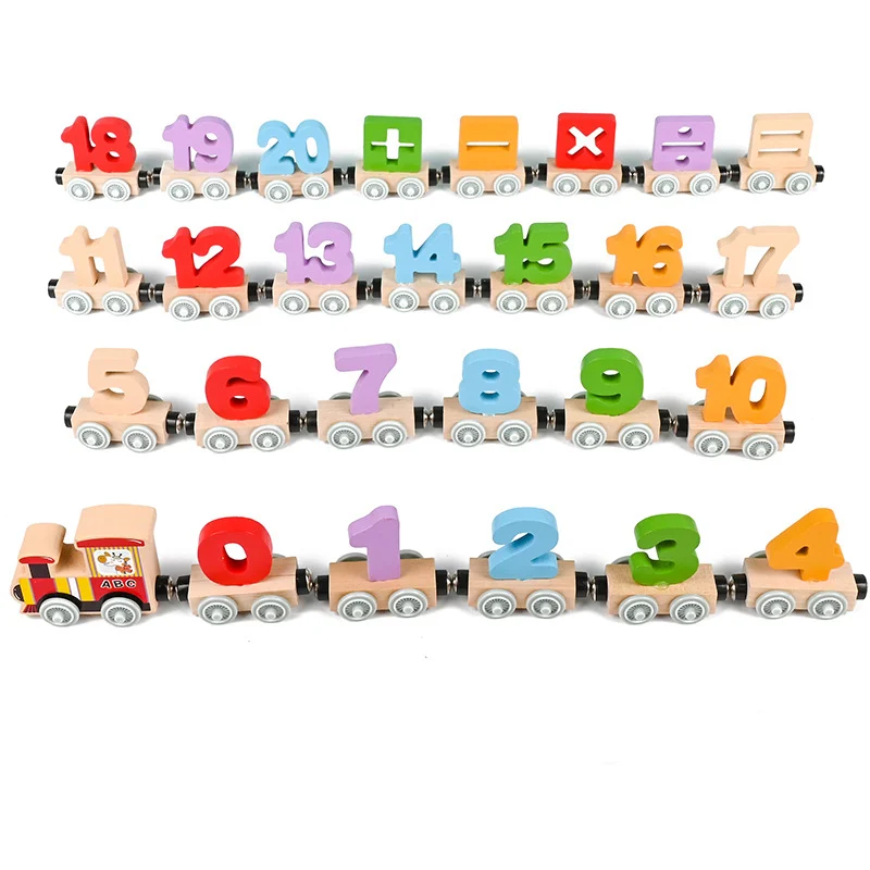 Tren Educativ Magnetic: Numere și Operațiile Matematice [2]