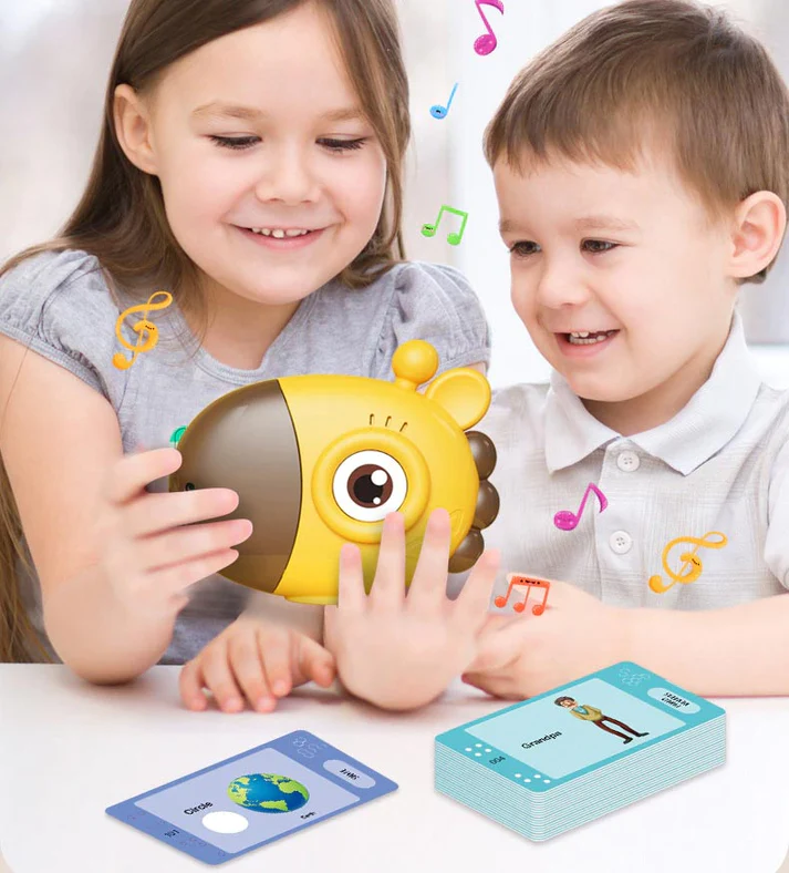 Joc educativ invatam Limba Engleza Cititor de Carduri Girafa [5]