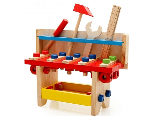 Set de Scule din Lemn Micul Tamplar [8]