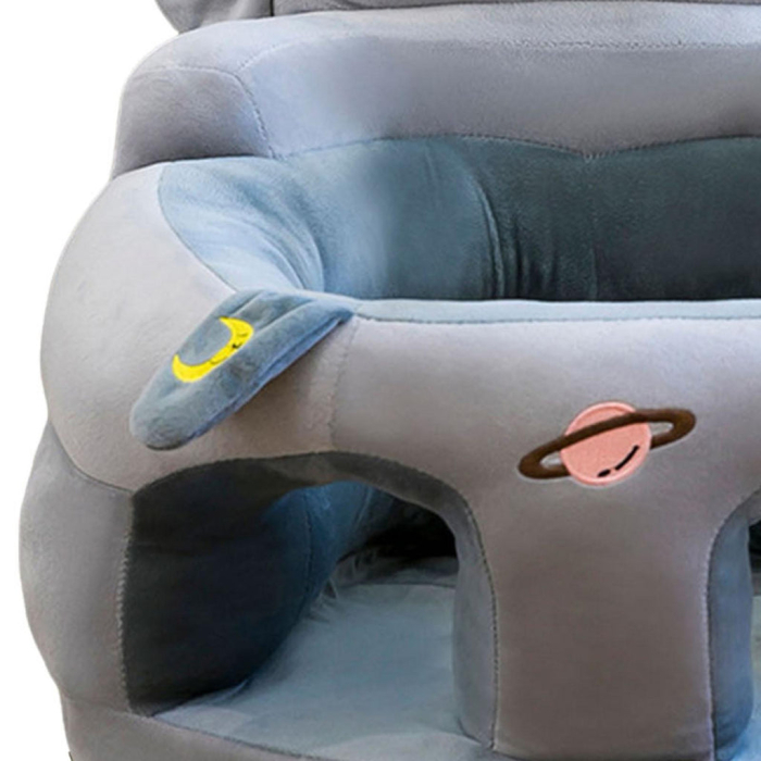 Fotoliu Bebe din Plus cu Sezut de Burete – Model Elefant Gri [3]