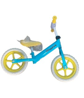Bicicleta de Echilibru Fara Pedale Albastru – 12 Inch Ghidon Sa Reglabila Roti Eva [2]