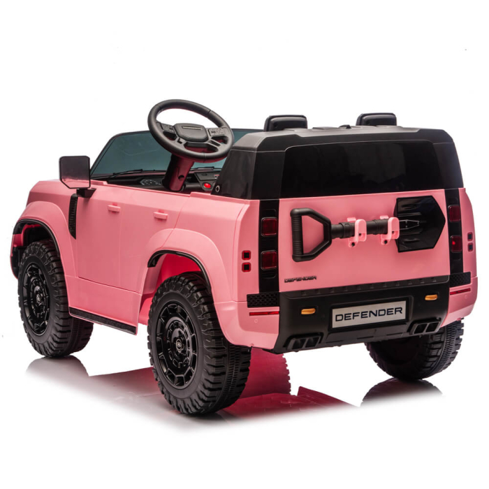 Masinuta Electrica Copii Land Rover Defender Octa Roz, 12V, Telecomanda, EVA [3]
