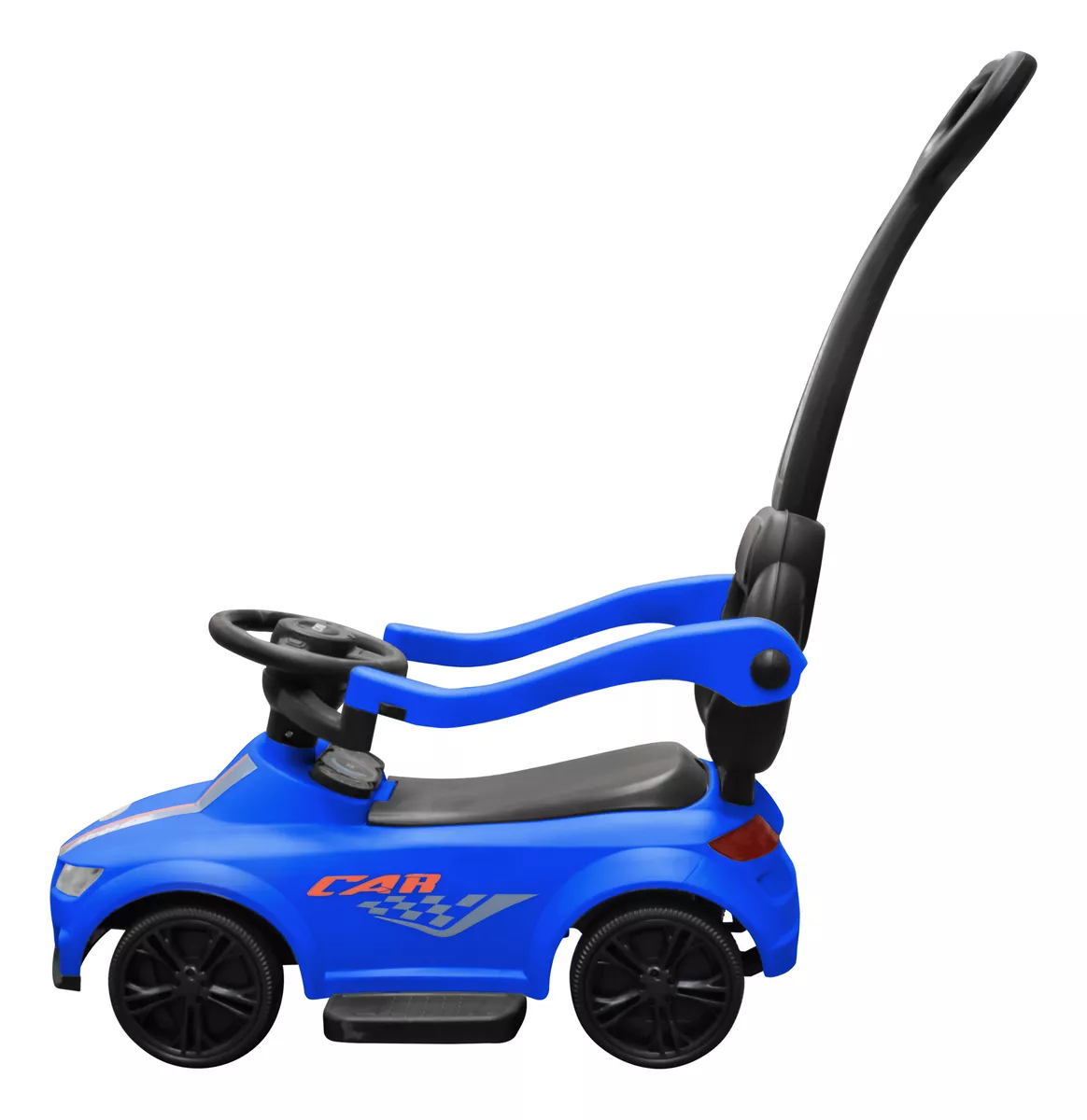 Masinuta Fara Pedale 3 in 1 cu Maner de Impins, Sunete Ride-On Albastru [3]