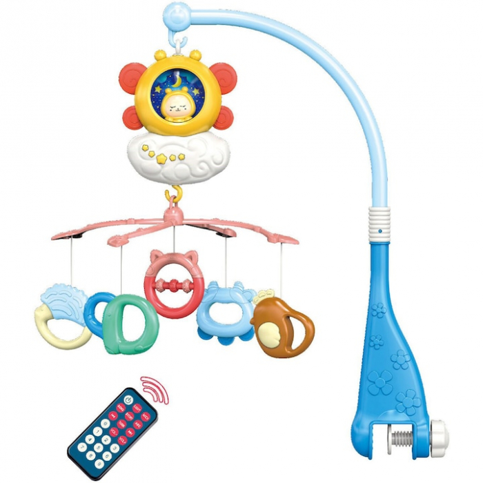 Carusel Patut Bebe Bell cu Proiector, Sunete si Telecomanda [3]
