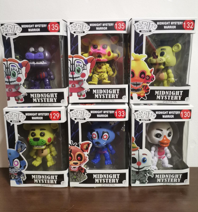 Set 6 Figurine Fnaf Five Nights at Freddy's [3]