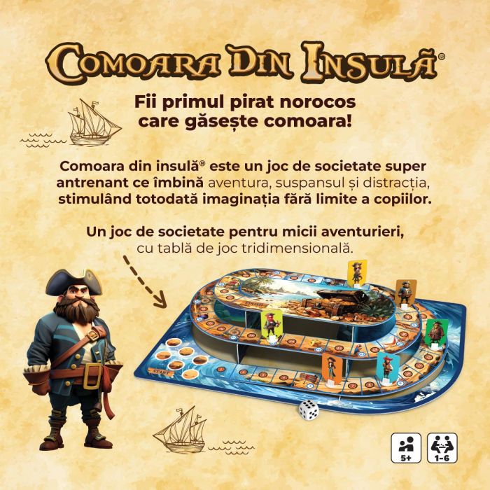 Comoara din Insula – Joc de Societate Interactiv pentru Copii si Familie [3]