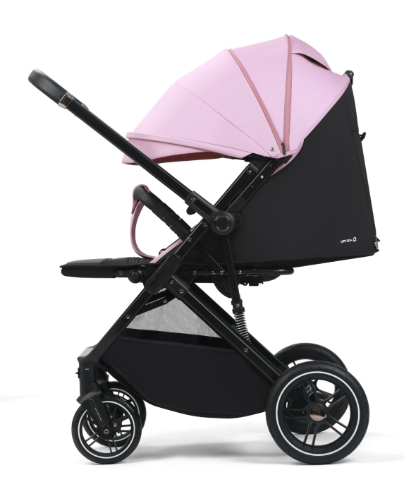 Carucior Sport Q1, Roz, Maner Reversibil, Pozitie Somn [3]