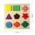 Set 2 Puzzle Sortator  Forme geometrice  Montessori 3D [6]