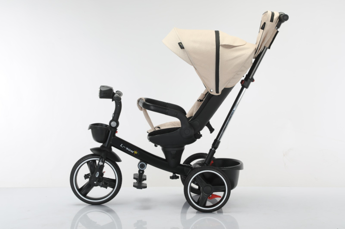 Tricicleta Reversibila Evolutiva SL06, Sunet si Lumini, Bej [3]