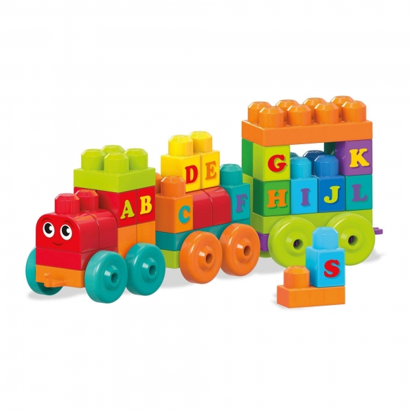 Set de contruit  100 de piese cuburi mari cu litere Mega Bloks Building [3]