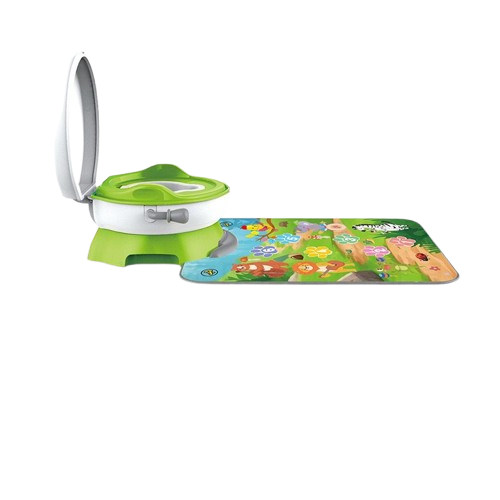 Olita Interactiva 3 in 1 cu Covoras Muzical Jungla, Verde [4]
