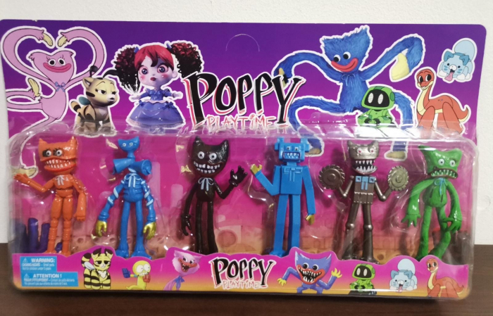 Set 6 Figurine Huggy Wuggy Poppy Playtime [1]