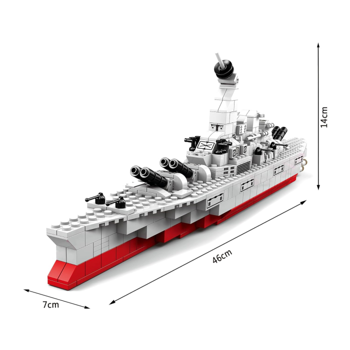 Cuburi Constructie STEM 1000 Piese Ocean Nave 6 in 1 – Set Naval Creativ [3]