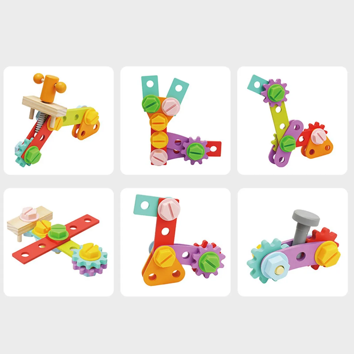 Trusă Banc de Lucru din Lemn pentru Copii – Trusă Portabilă cu Scule [4]