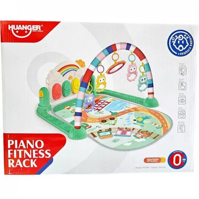 Saltea Bebe cu Pian si Arc cu Jucarii Interactive Hunger [4]