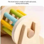 Tambur Rotativ Montessori Lemn 2 in 1 cu Oglinda [9]